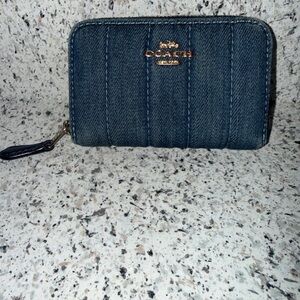 Coach Denim Blue Women's Wallet